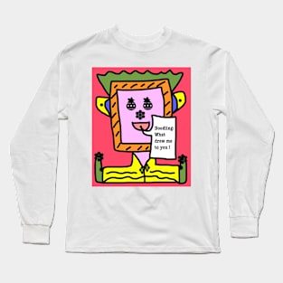 What Drew Me To You Doodle Box Ben Long Sleeve T-Shirt